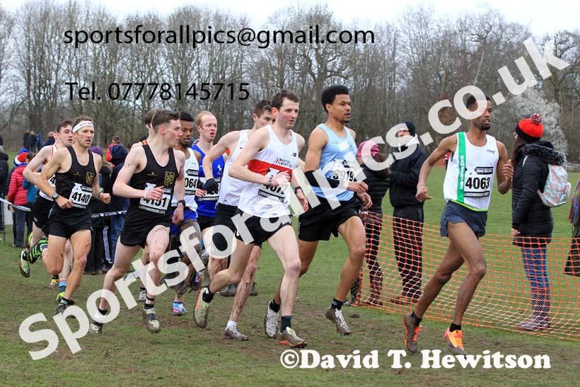 Senior Mens 2023 UK CAU Inter Counties Cross Country Champs, Prestwold Hall, Loughborough. Photo: David T. Hewitson/Sports for All Pics